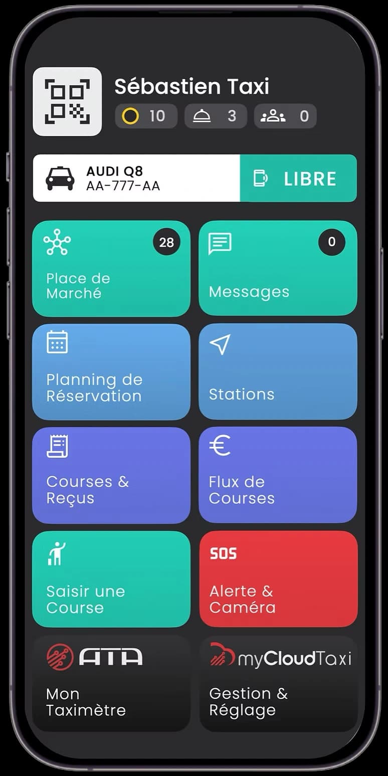 myCloudTaxi — application chauffeur